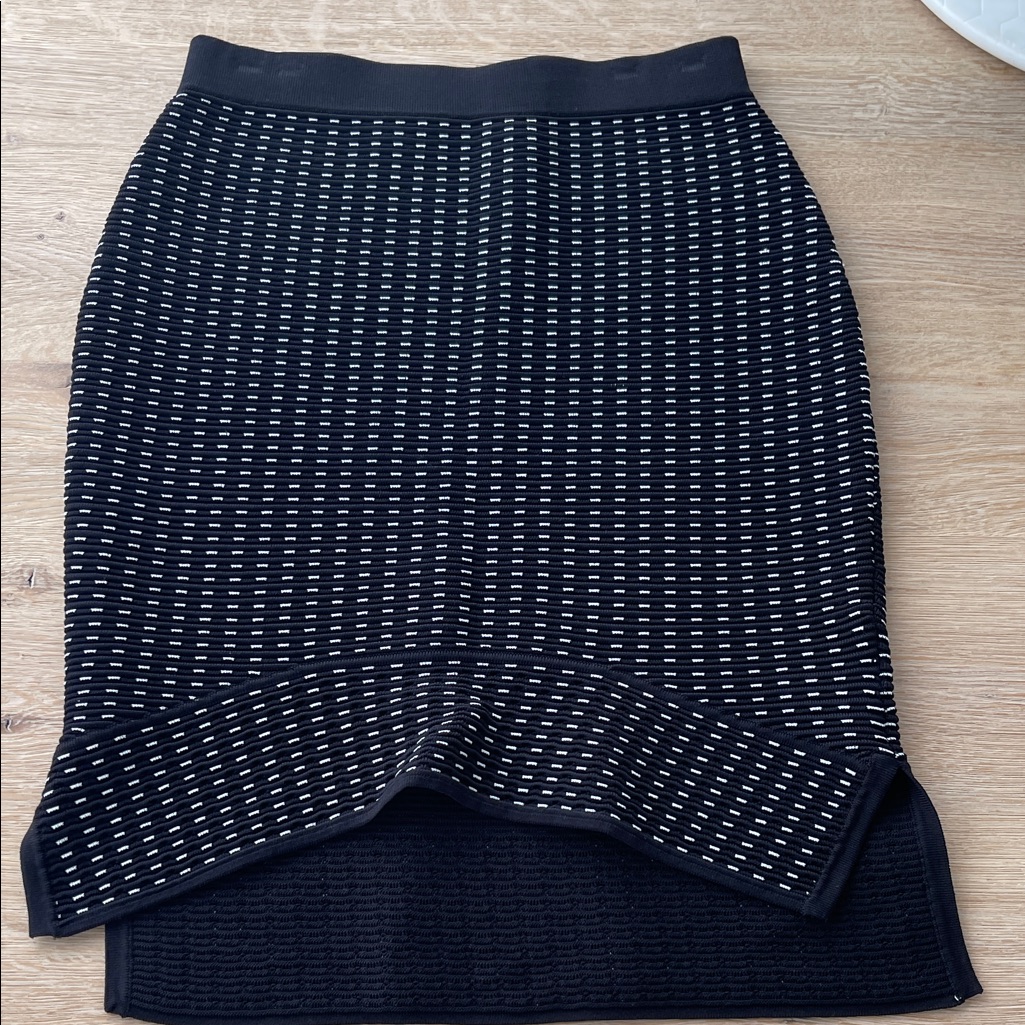 Jonathan Simkhai Black And White Pencil Skirt